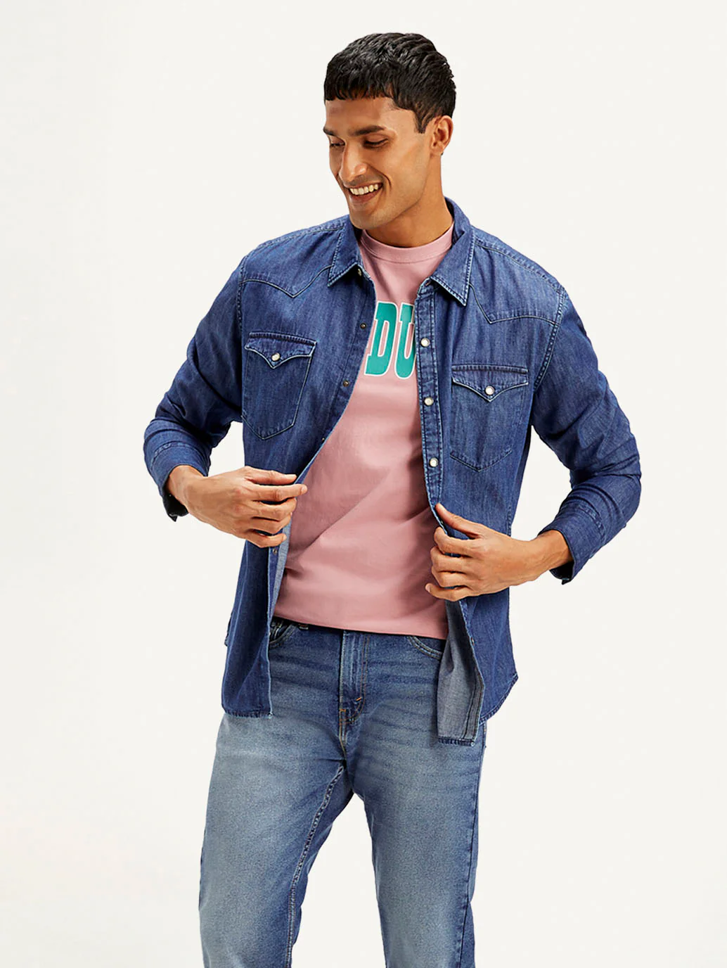 Men's Solid Slim Fit Shirt