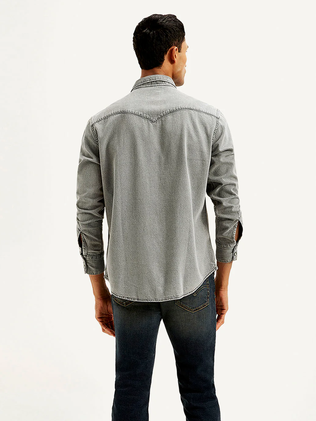 Men's Solid Slim Fit Shirt - Image 3