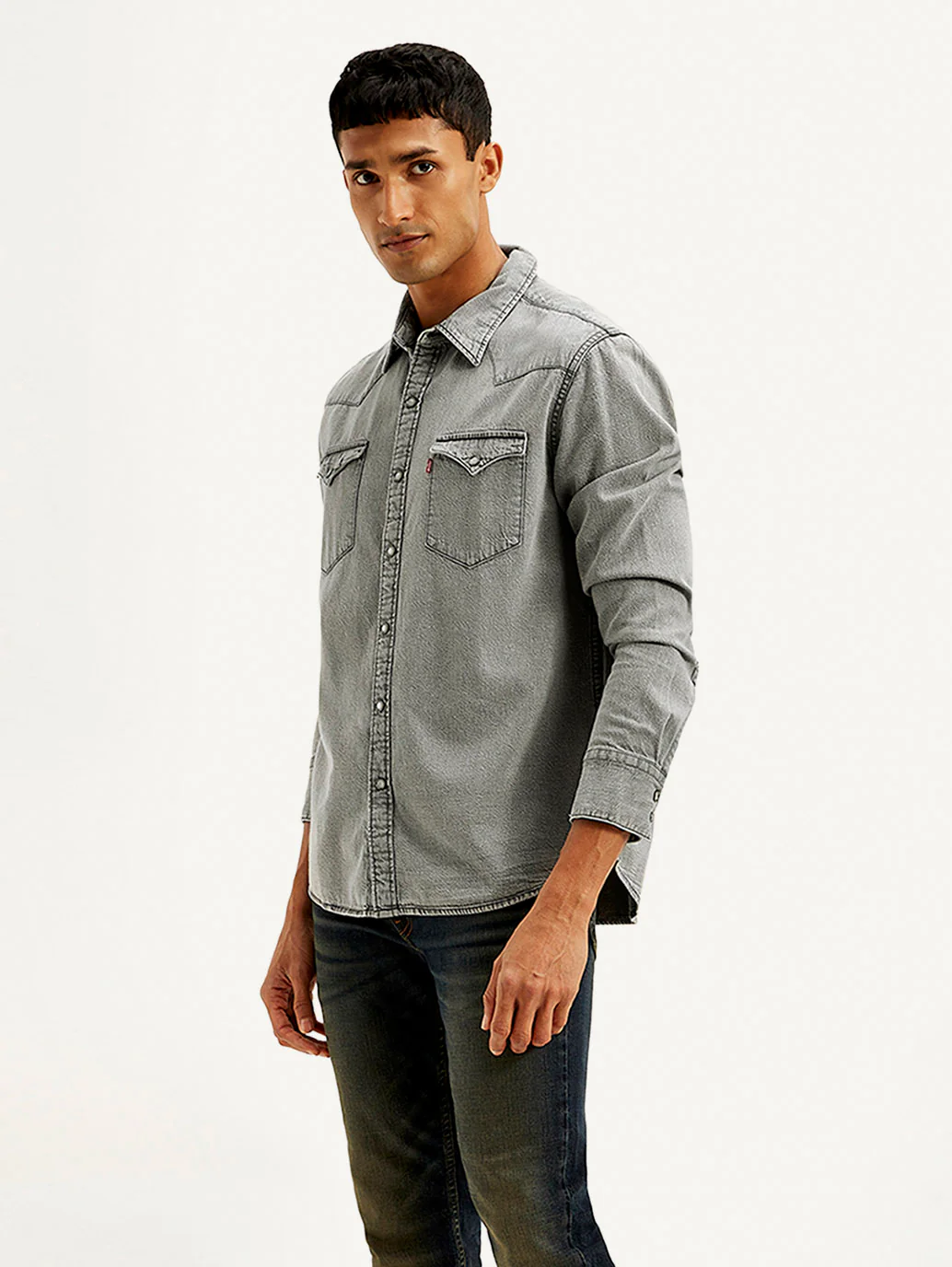 Men's Solid Slim Fit Shirt - Image 5
