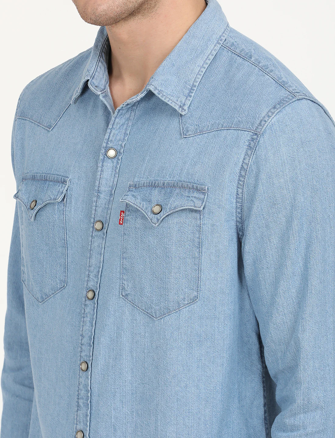 Men's Solid Slim Fit Shirt - Image 4