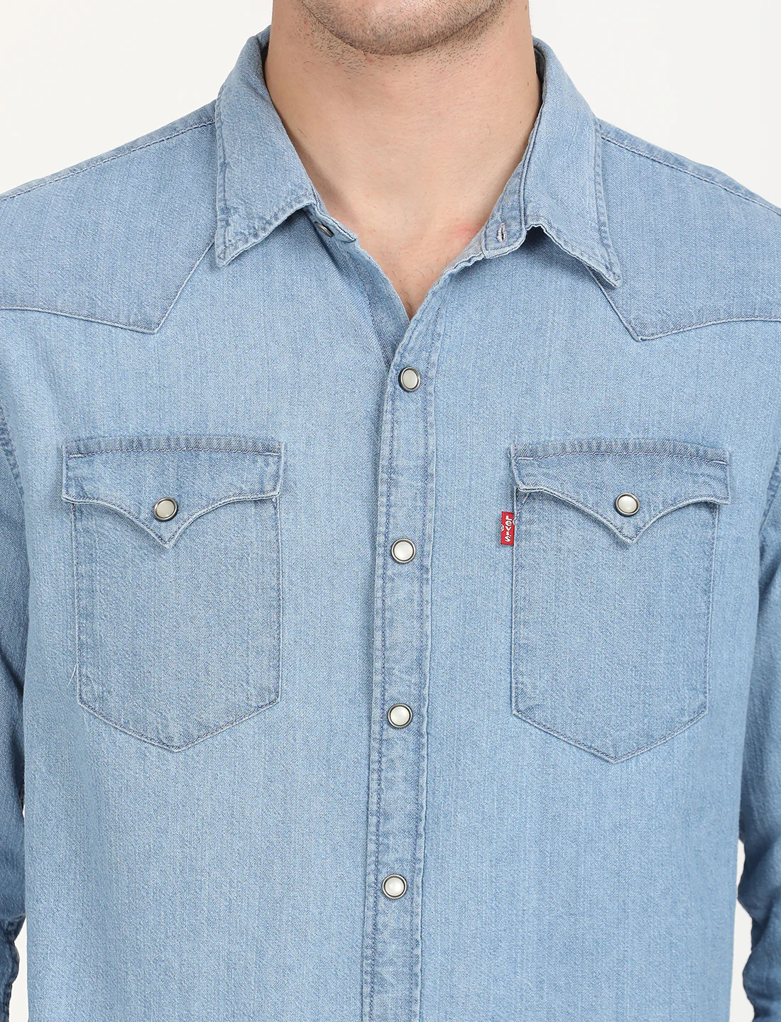 Men's Solid Slim Fit Shirt - Image 5