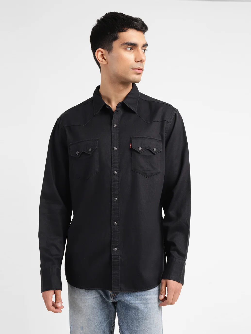 Men's Solid Slim Fit Shirt - Image 2