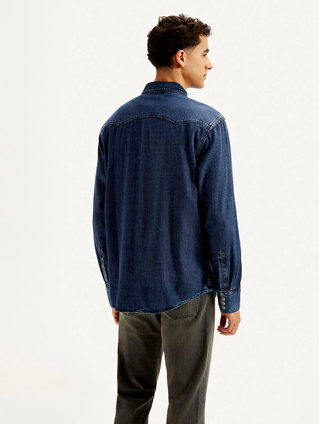 Men's Solid Slim Fit Shirt - Image 3
