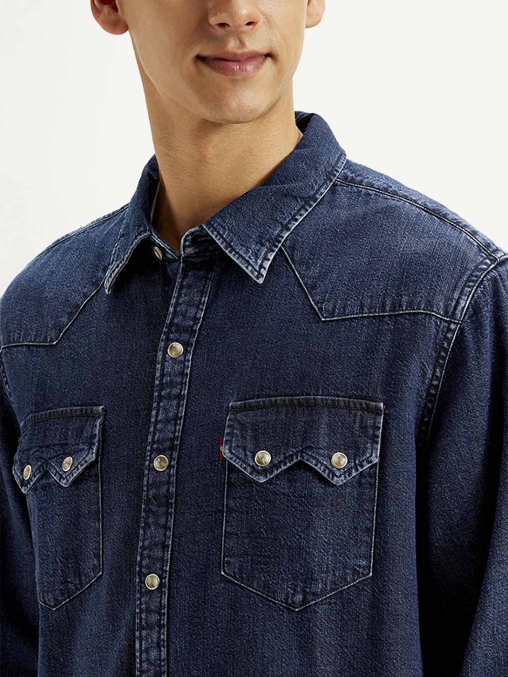 Men's Solid Slim Fit Shirt - Image 4