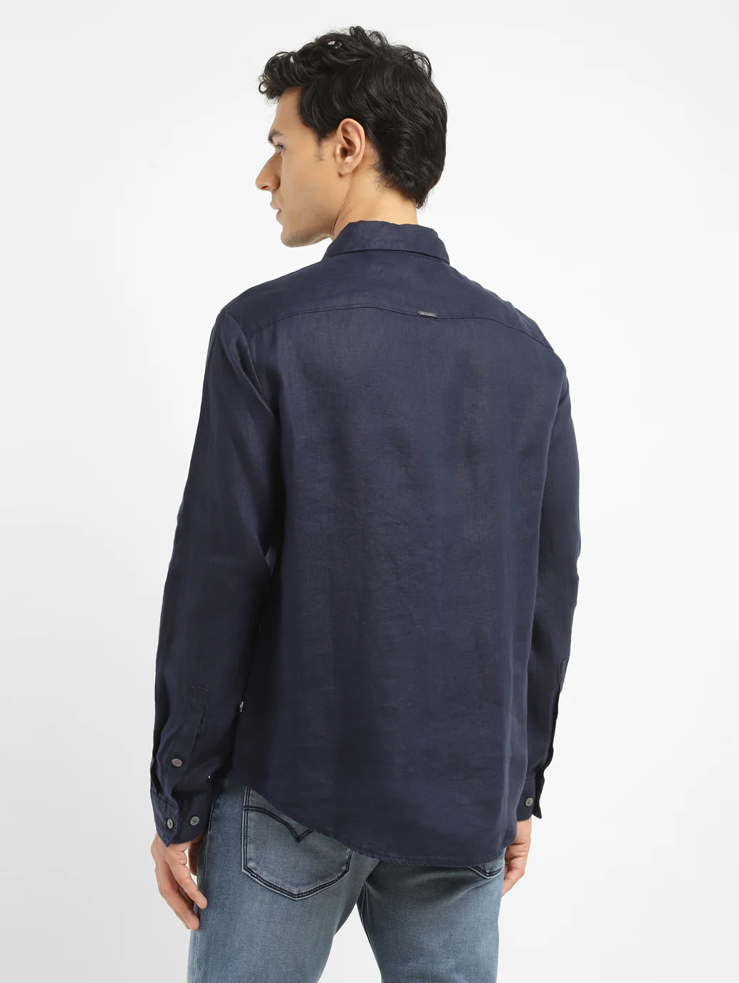 Men's Redloop Solid Slim Fit Shirt - Image 3