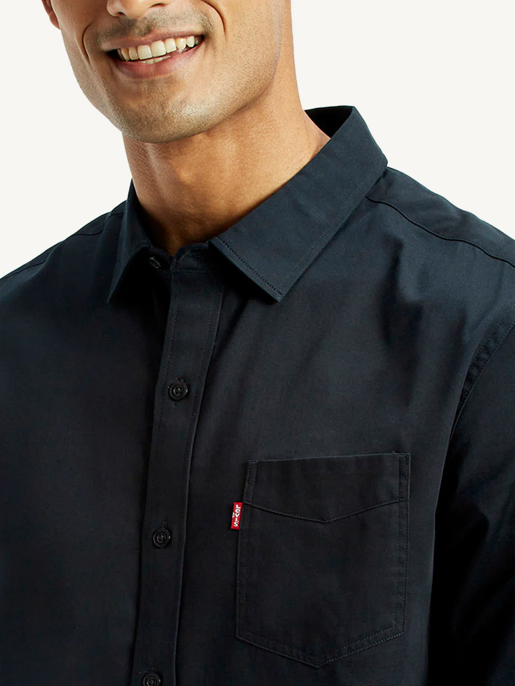 Men's Solid Slim Fit Shirt - Image 4