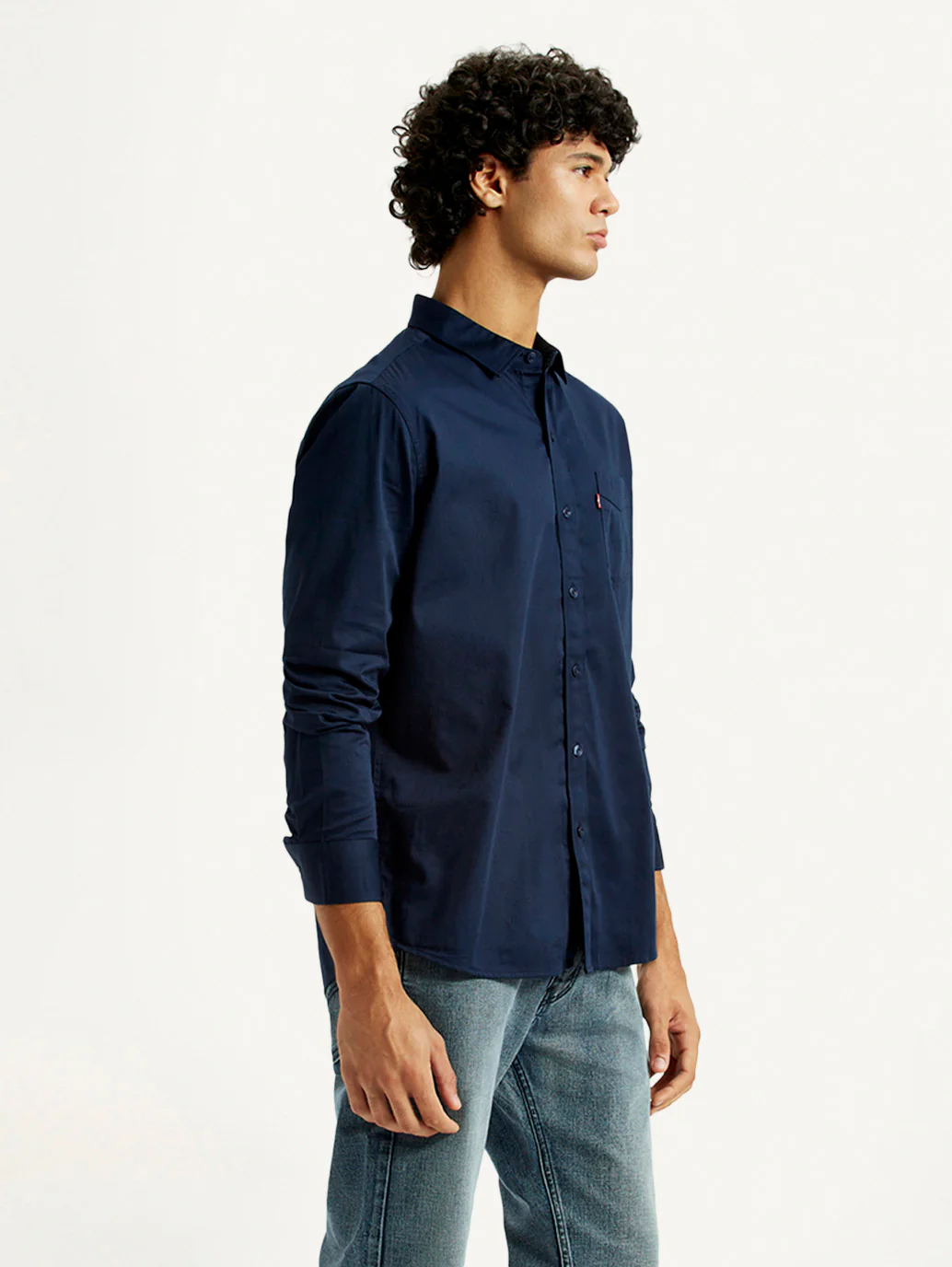 Men's Solid Slim Fit Shirt - Image 5