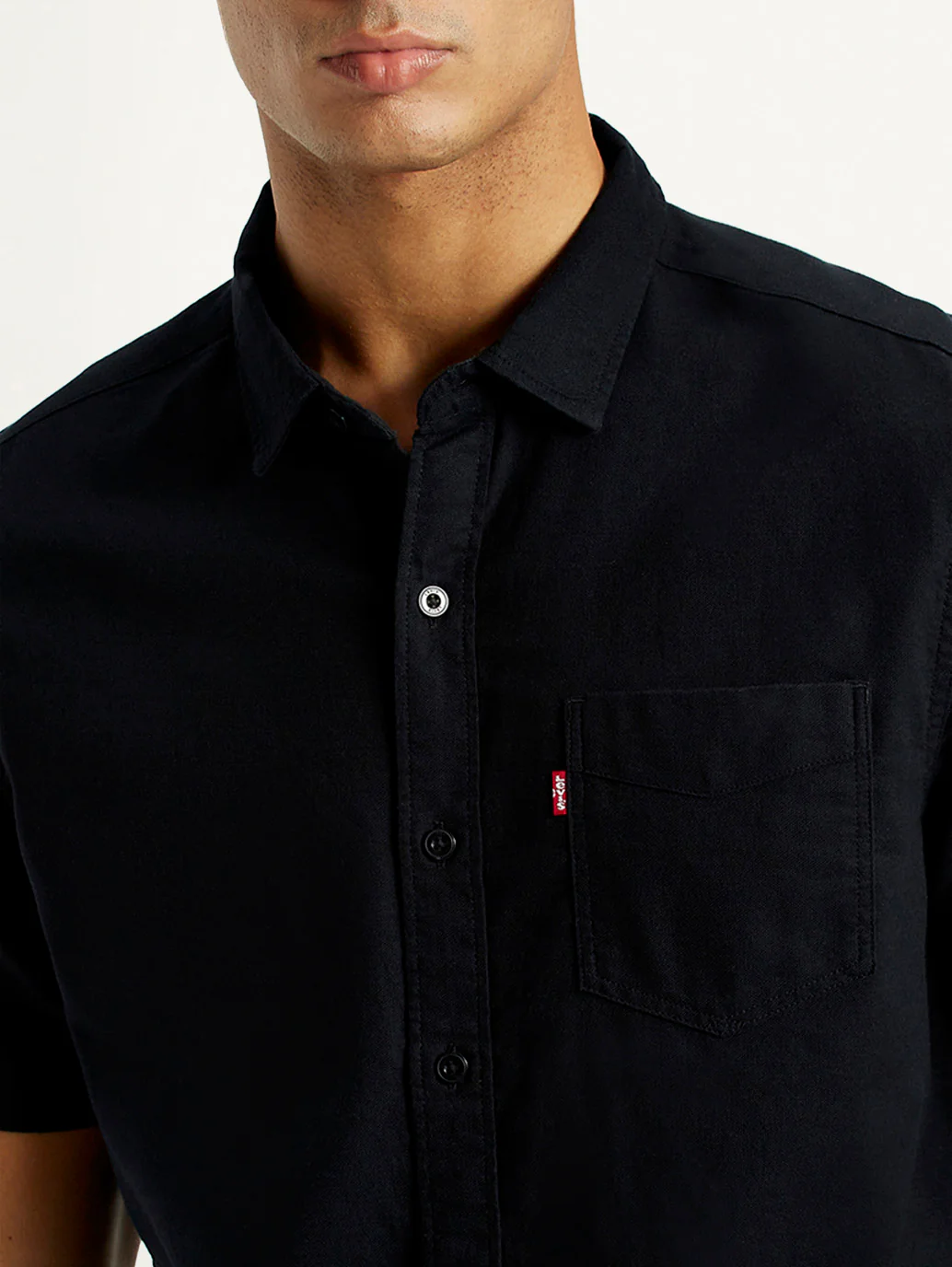 Men's Solid Slim Fit Oxford Shirt - Image 4