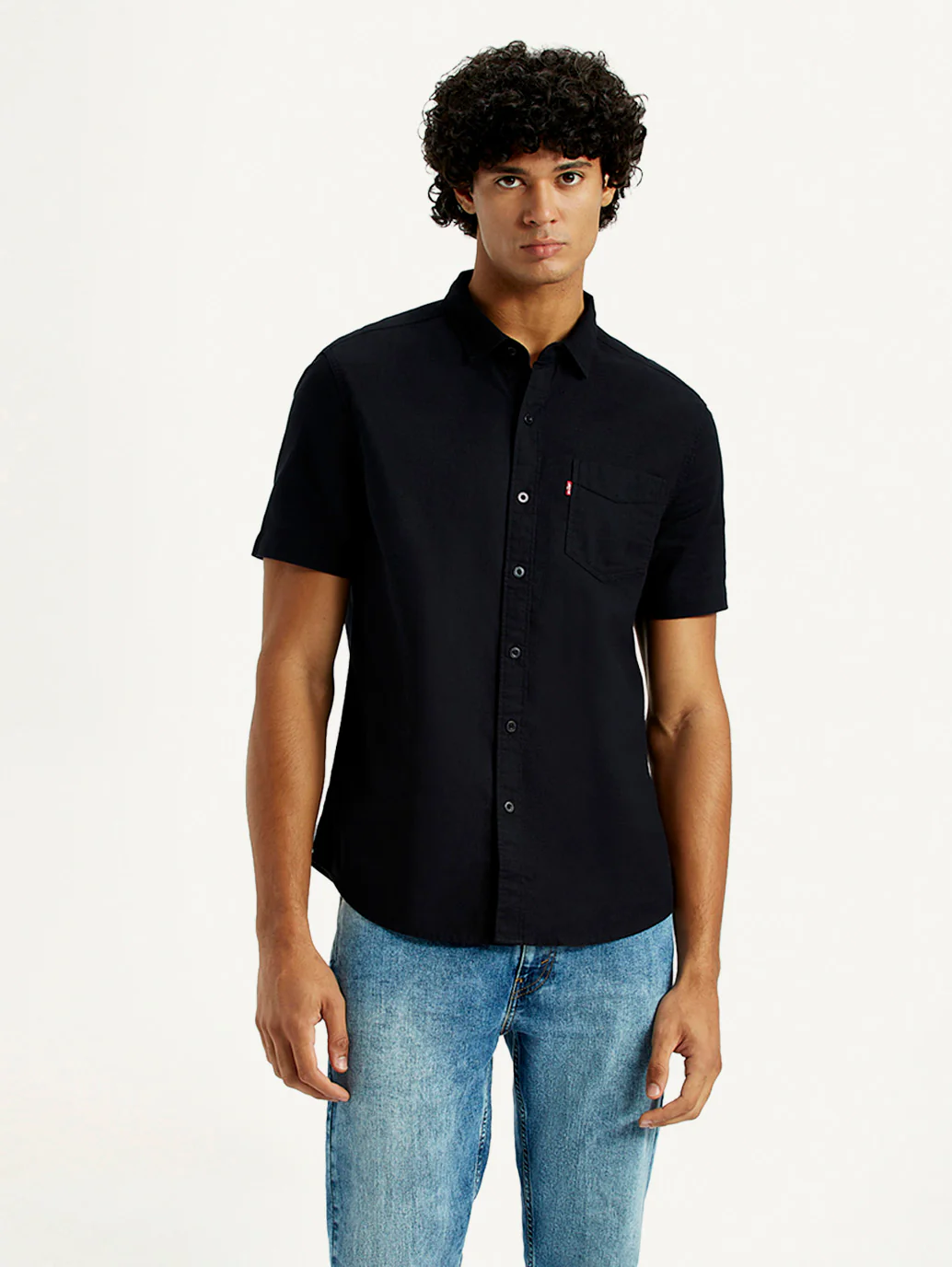 Men's Solid Slim Fit Oxford Shirt - Image 5