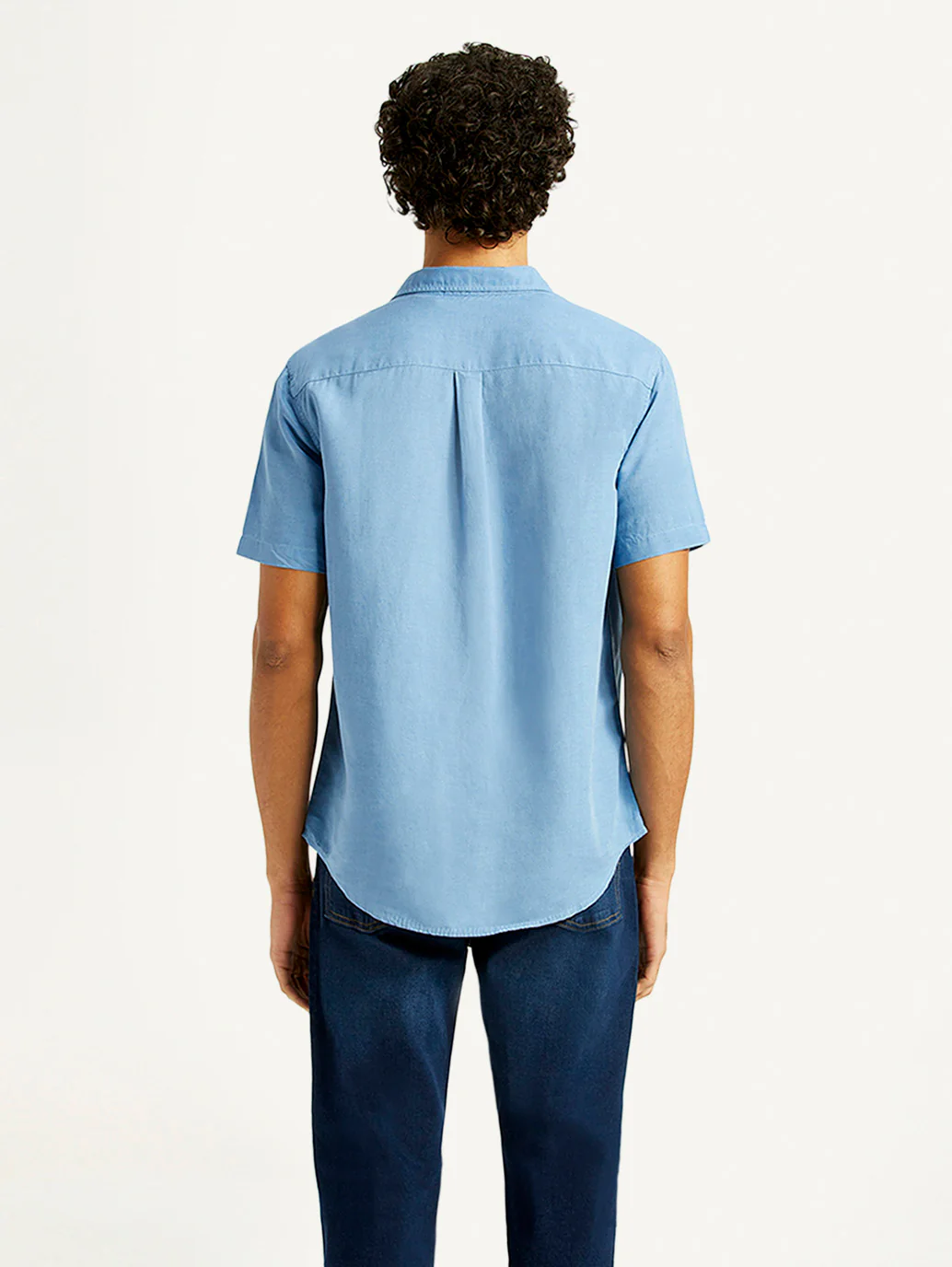 Men's Solid Slim Fit Linen Shirt - Image 2