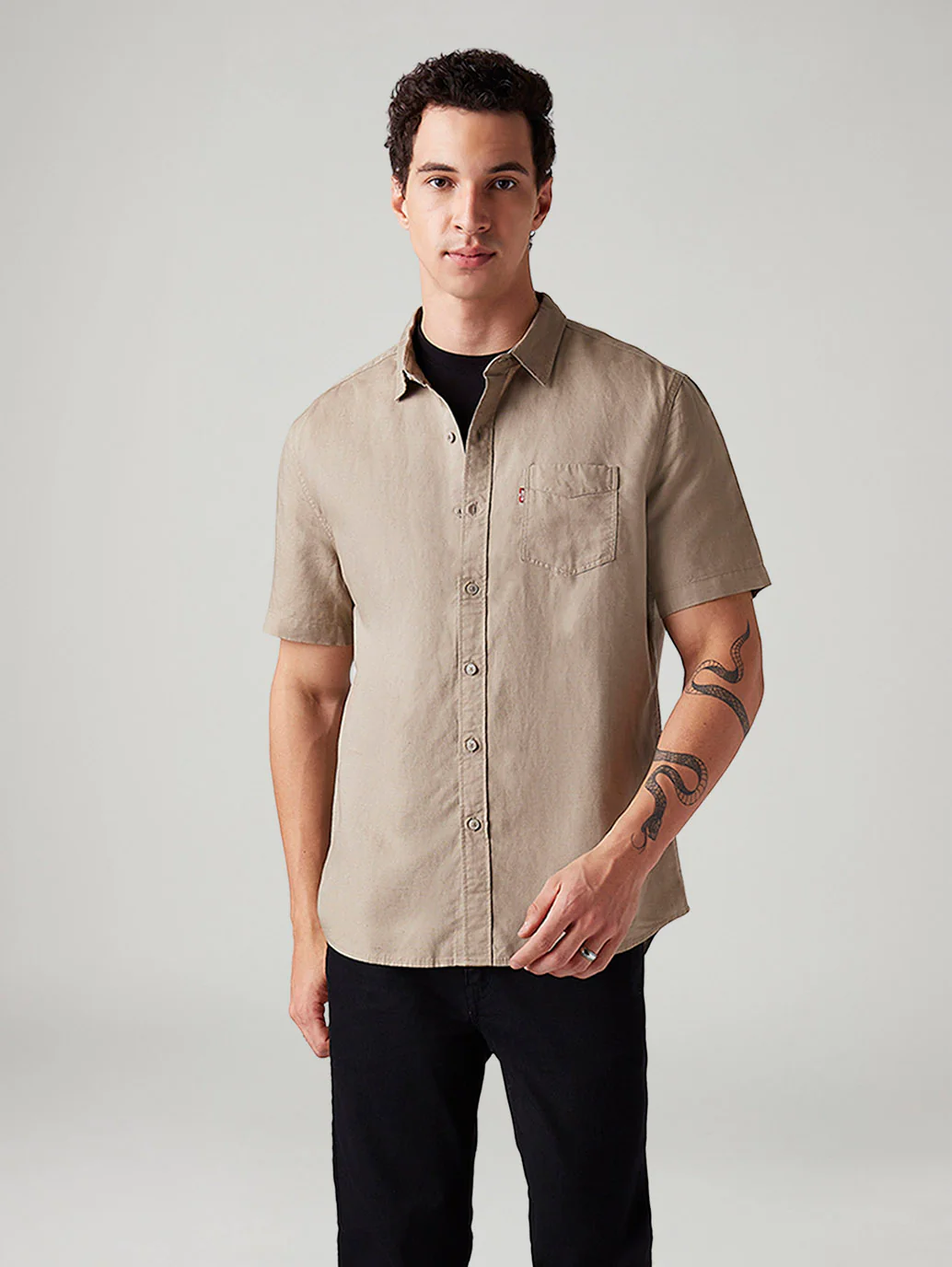 Men's Solid Slim Fit Shirt