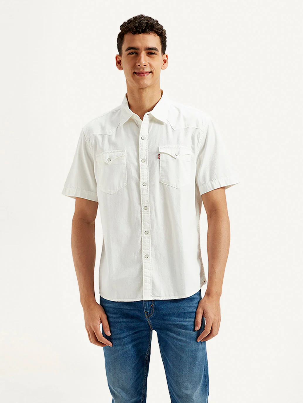 Men's Solid Slim Fit Shirt - Image 2