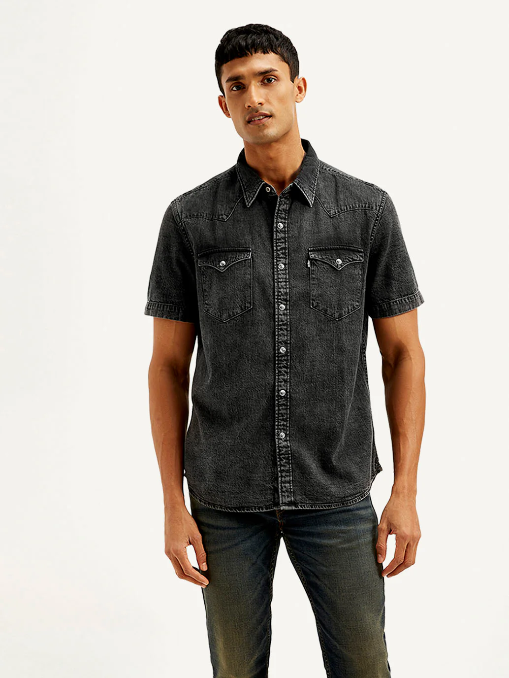 Men's Solid Slim Fit Shirt - Image 2