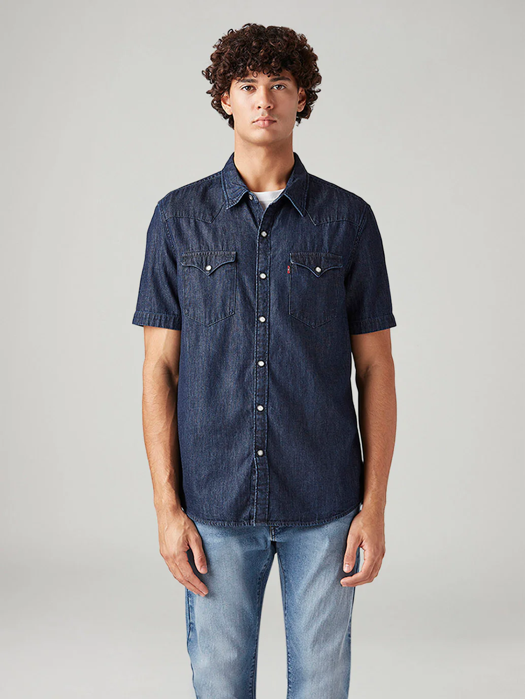 Men's Solid Slim Fit Shirt - Image 2