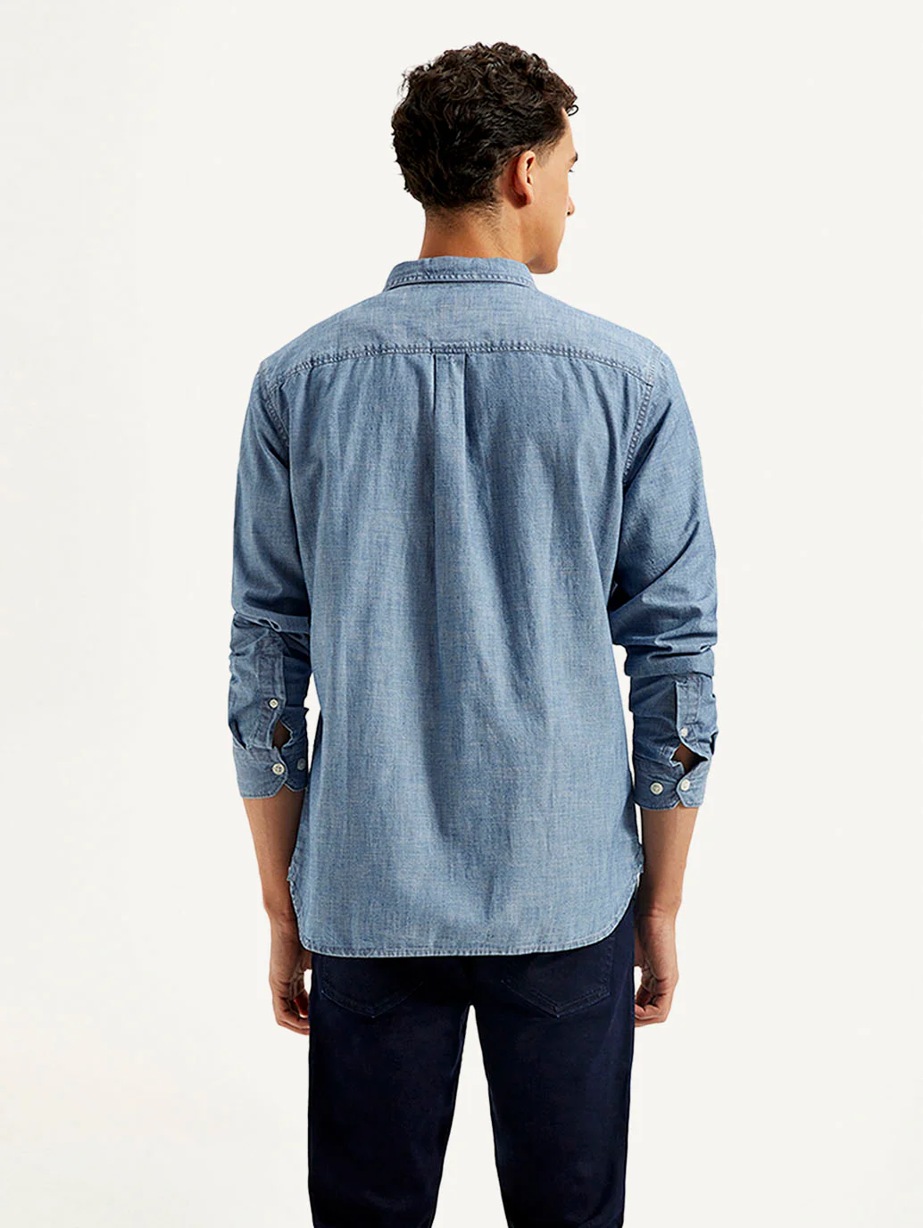 Men's Solid Slim Fit Shirt - Image 4