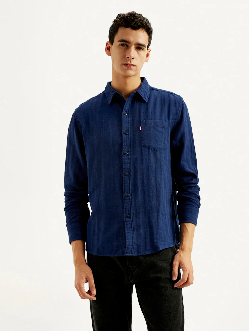 Men's Solid Slim Fit Shirt - Image 2
