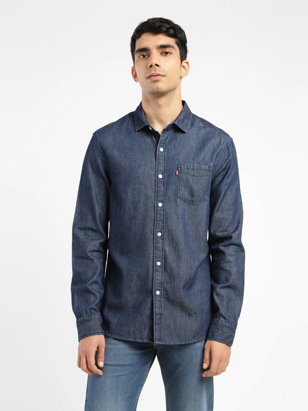 Men's Solid Slim Fit Shirt - Image 2