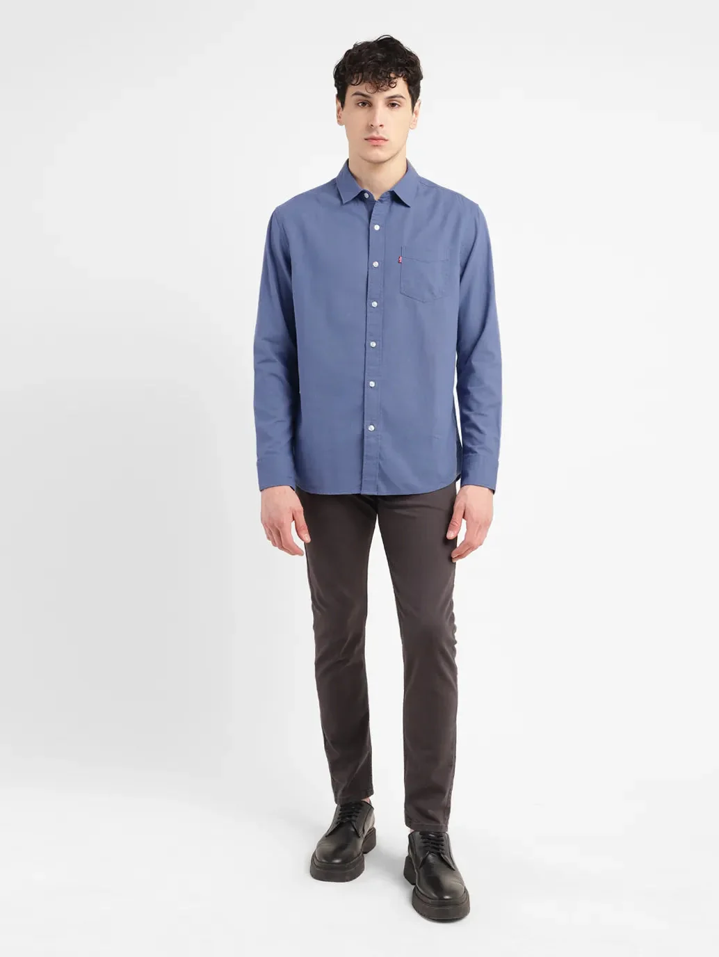 Men's Solid Slim Fit Shirt