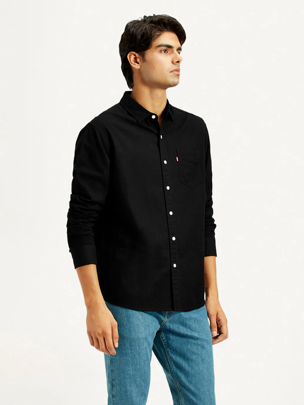 Men's Solid Slim Fit Shirt - Image 3
