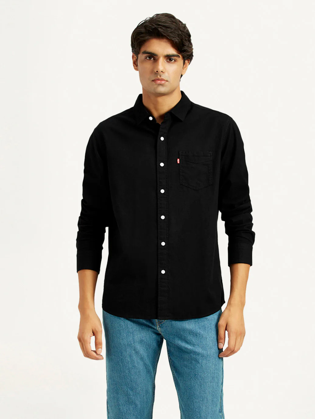 Men's Solid Slim Fit Shirt - Image 5