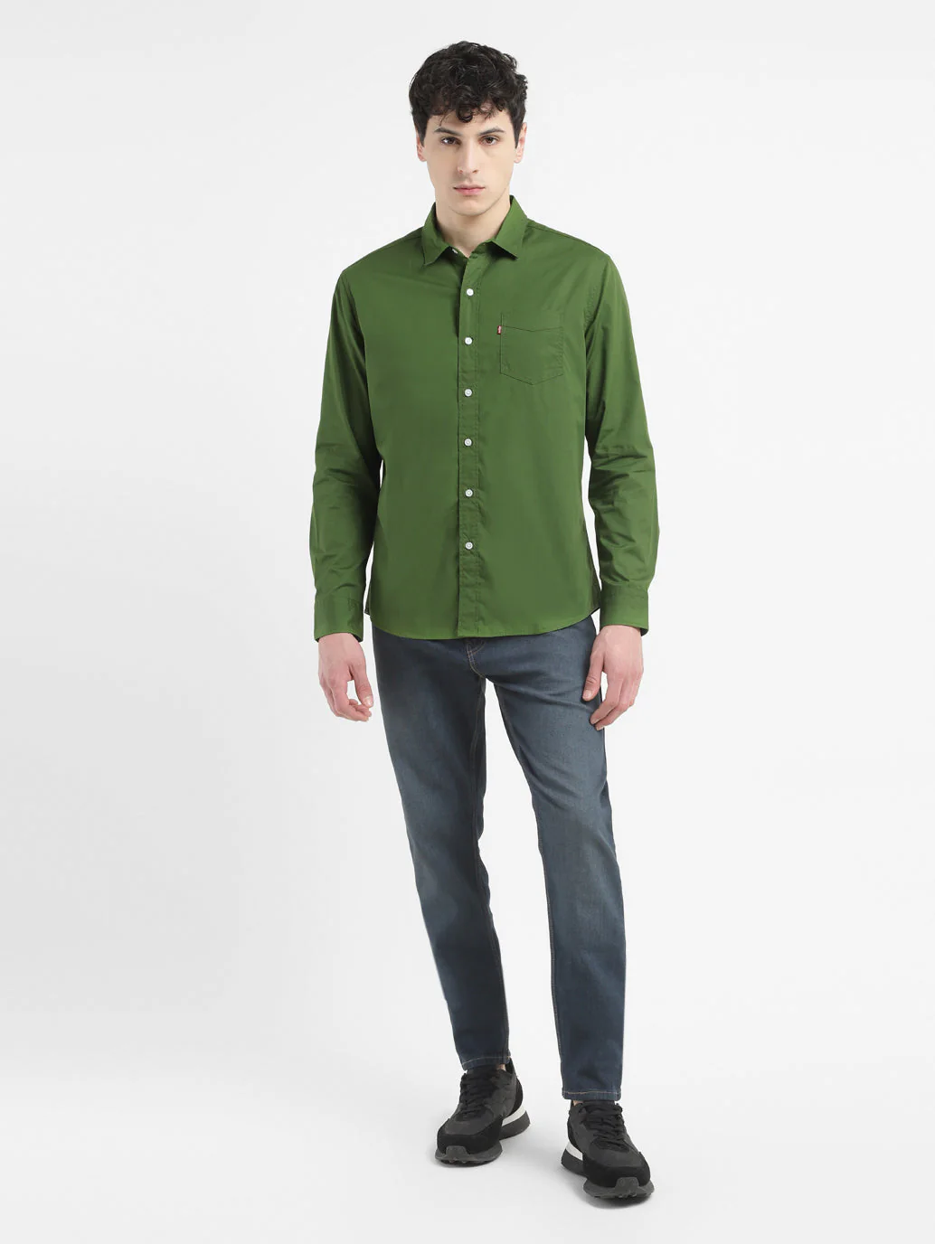 Men's Solid Slim Fit Shirt - Image 6