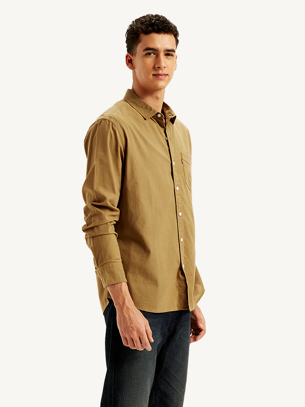 Men's Solid Slim Fit Shirt - Image 5