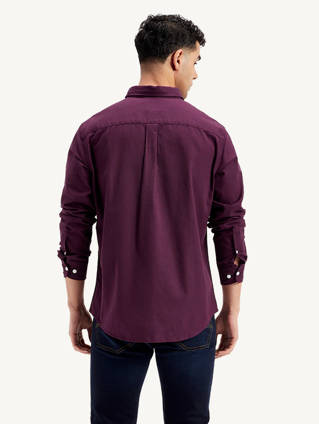 Men's Solid Slim Fit Shirt - Image 2