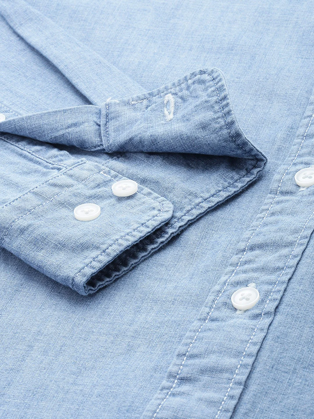 Men's Solid Slim Fit Shirt - Image 3