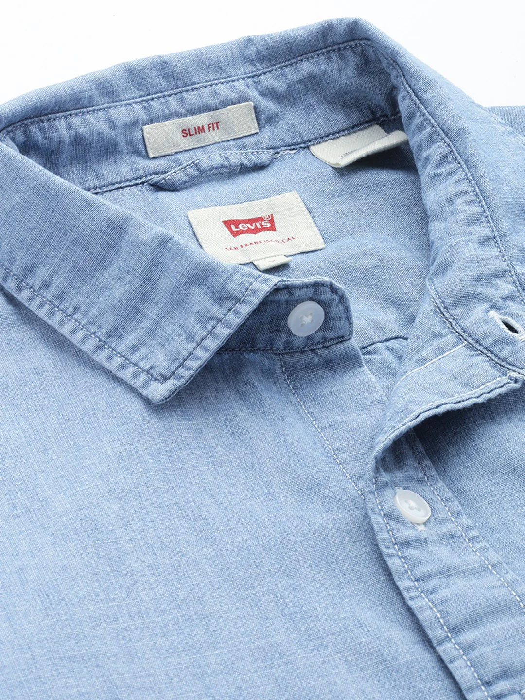 Men's Solid Slim Fit Shirt - Image 4