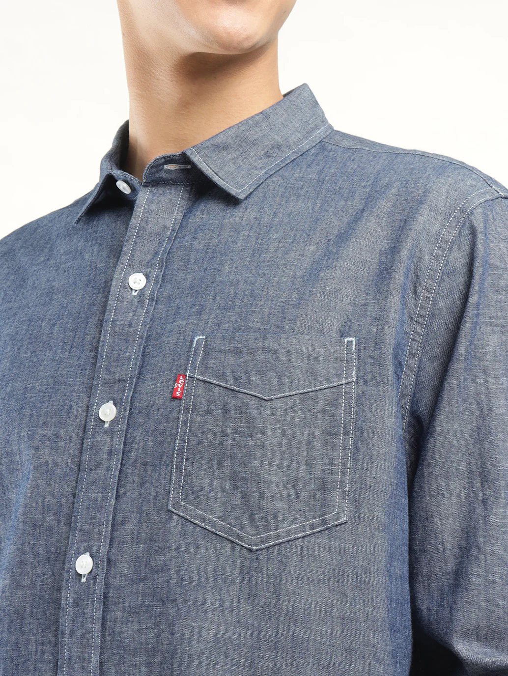 Men's Solid Slim Fit Shirt - Image 5