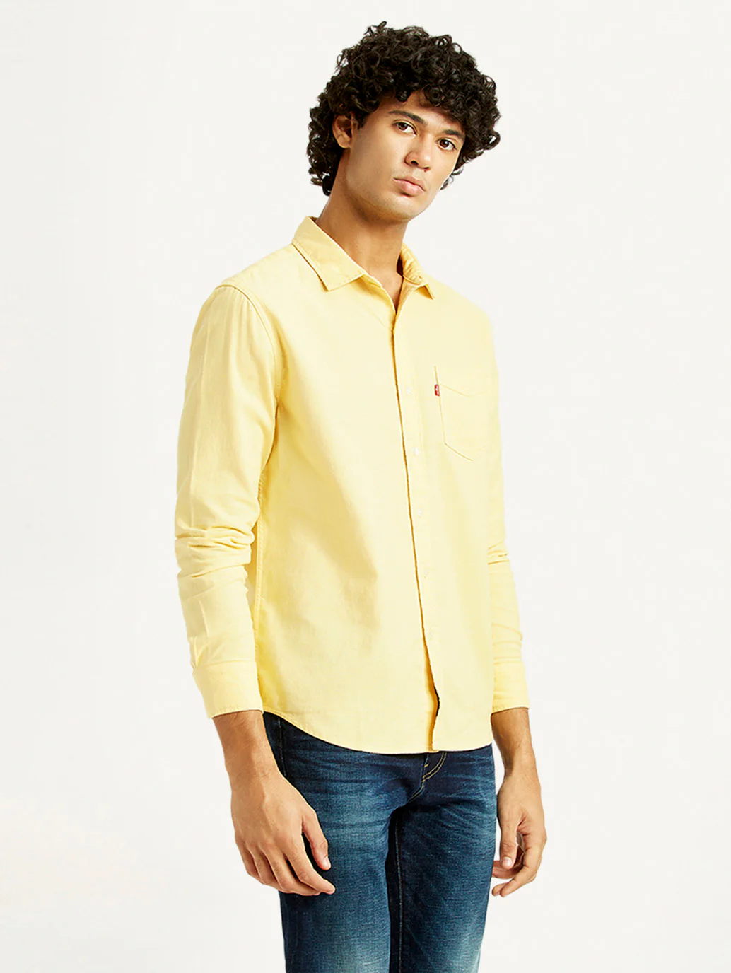 Men's Solid Slim Fit Oxford Shirt - Image 4