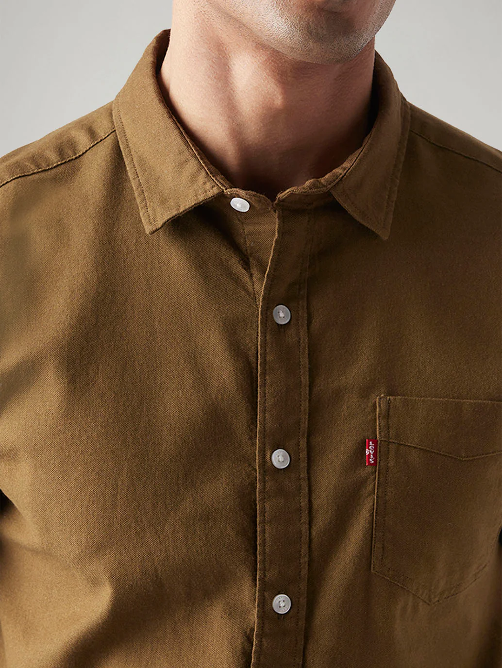 Men's Solid Slim Fit Oxford Shirt - Image 4