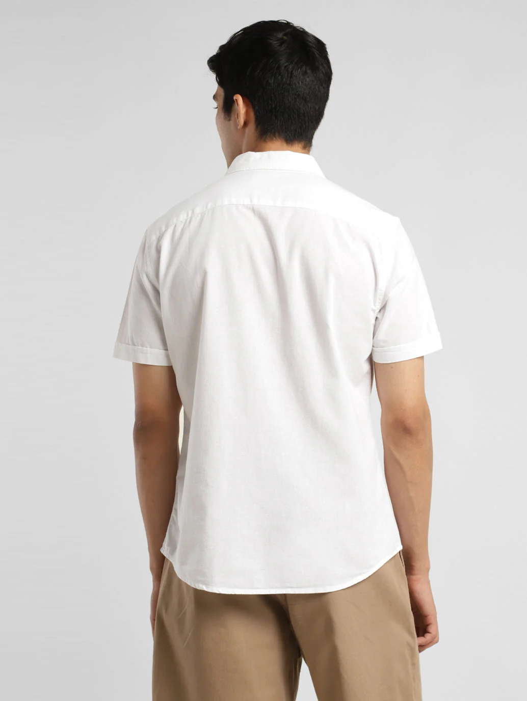 Men's Solid Slim Fit Shirt - Image 5