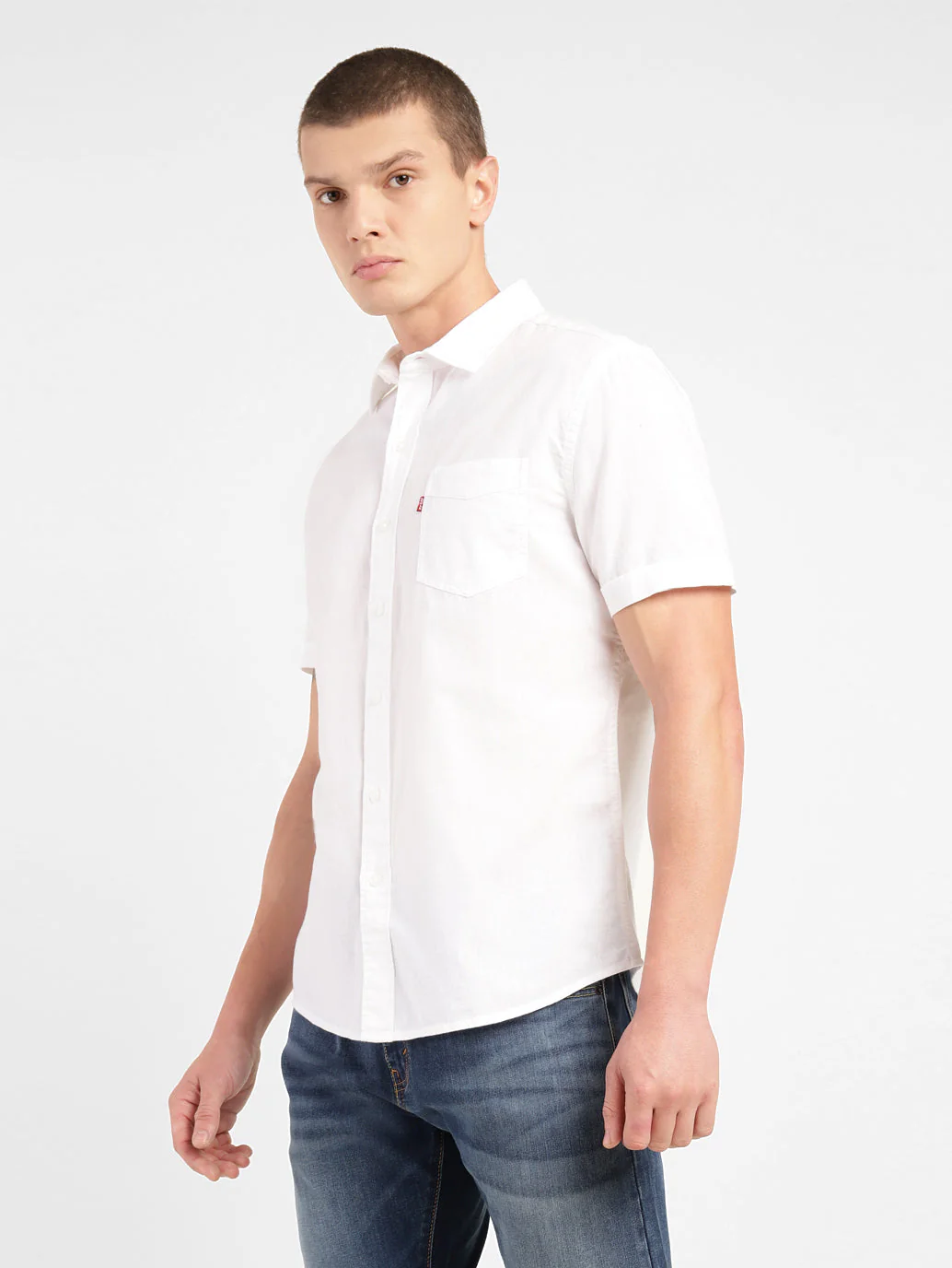 Men's Solid Slim Fit Shirt - Image 6