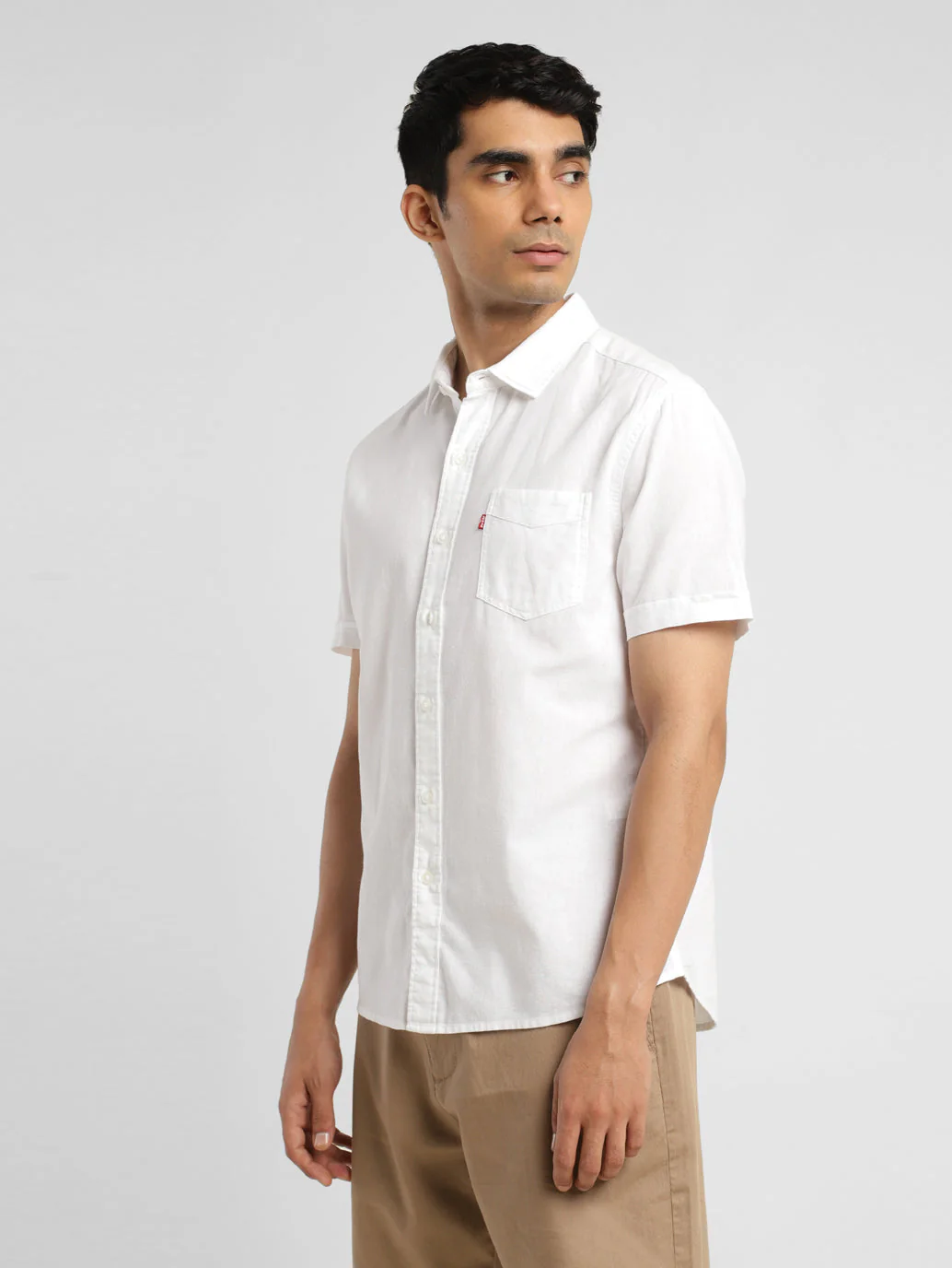 Men's Solid Slim Fit Shirt - Image 8
