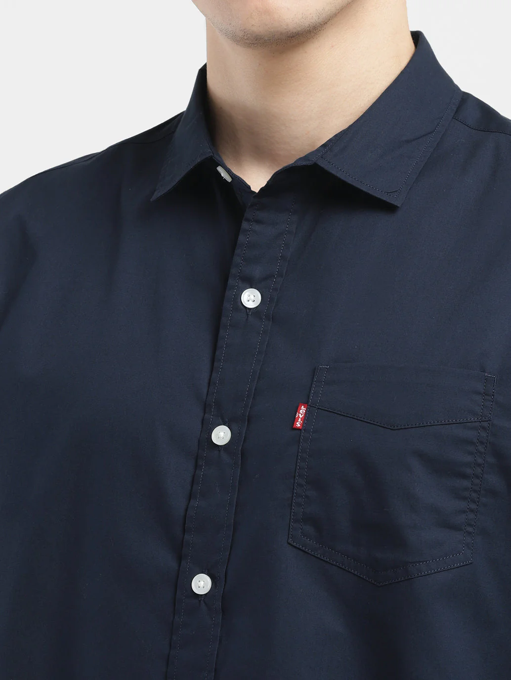Men's Solid Slim Fit Shirt - Image 5