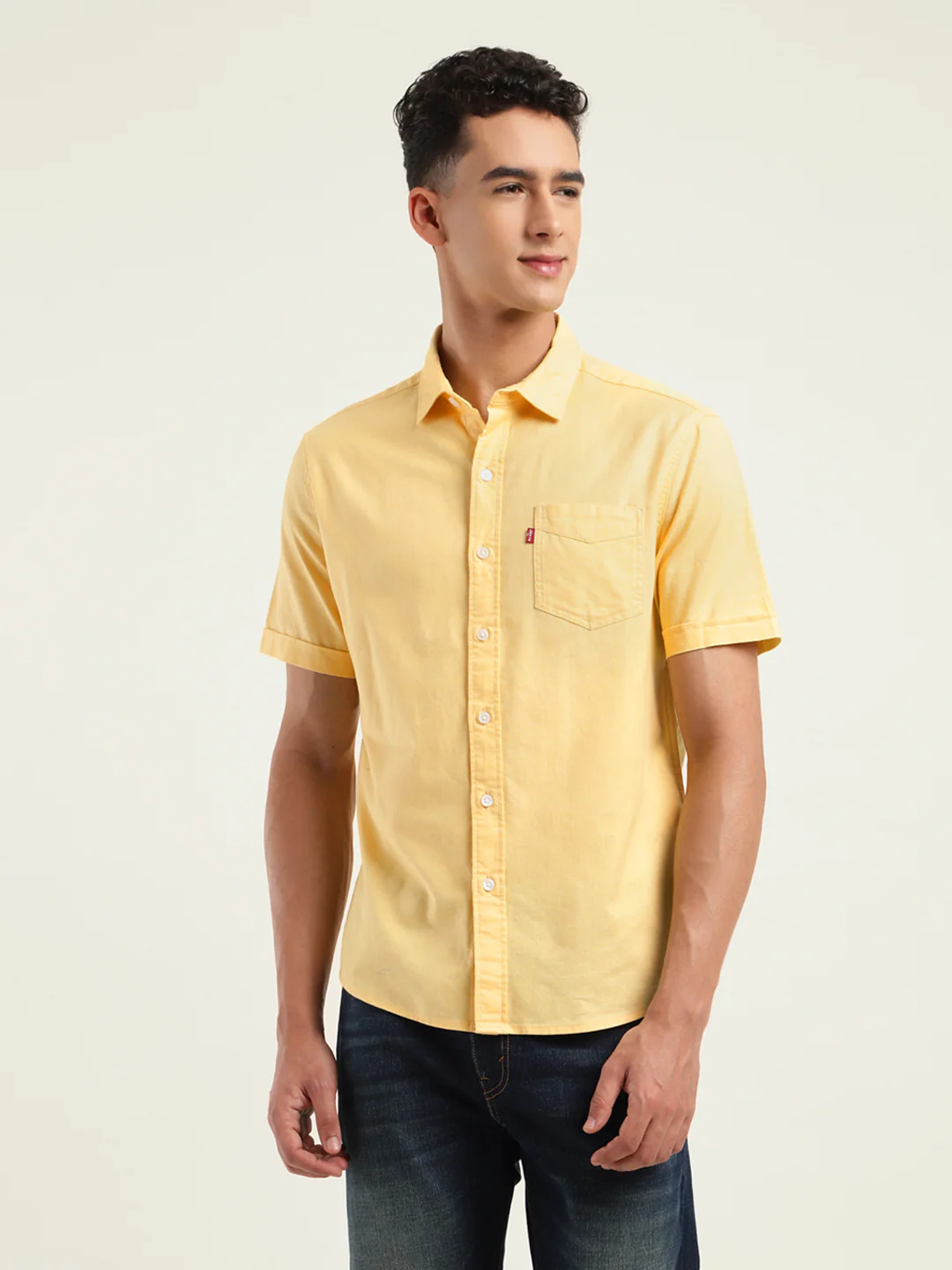 Men's Solid Slim Fit Shirt - Image 2