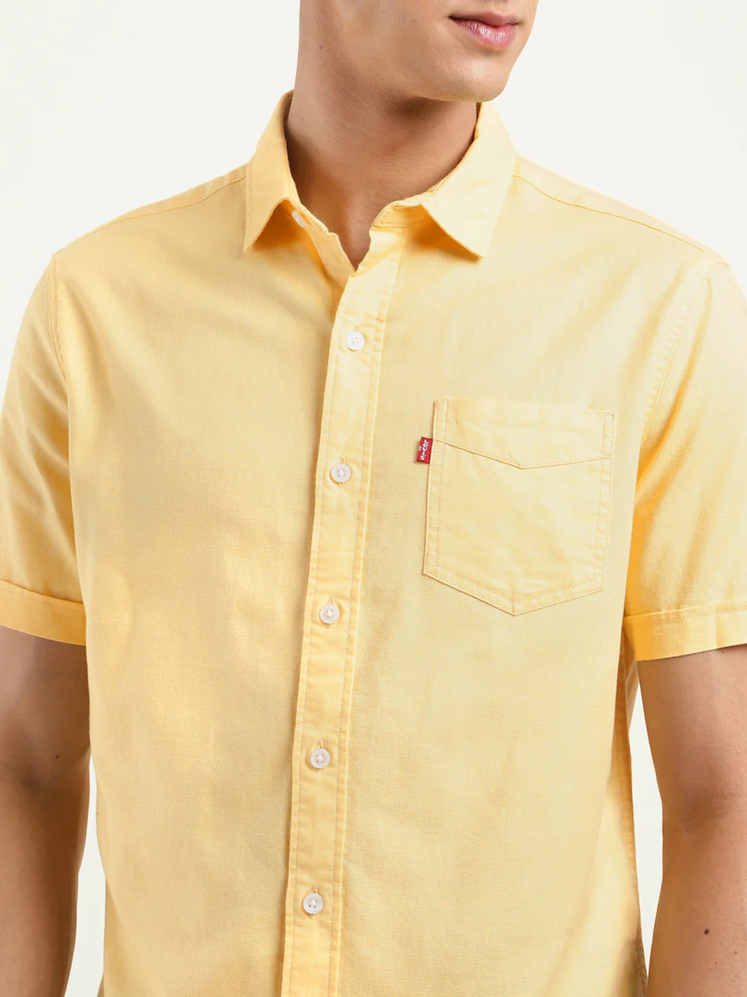 Men's Solid Slim Fit Shirt - Image 4