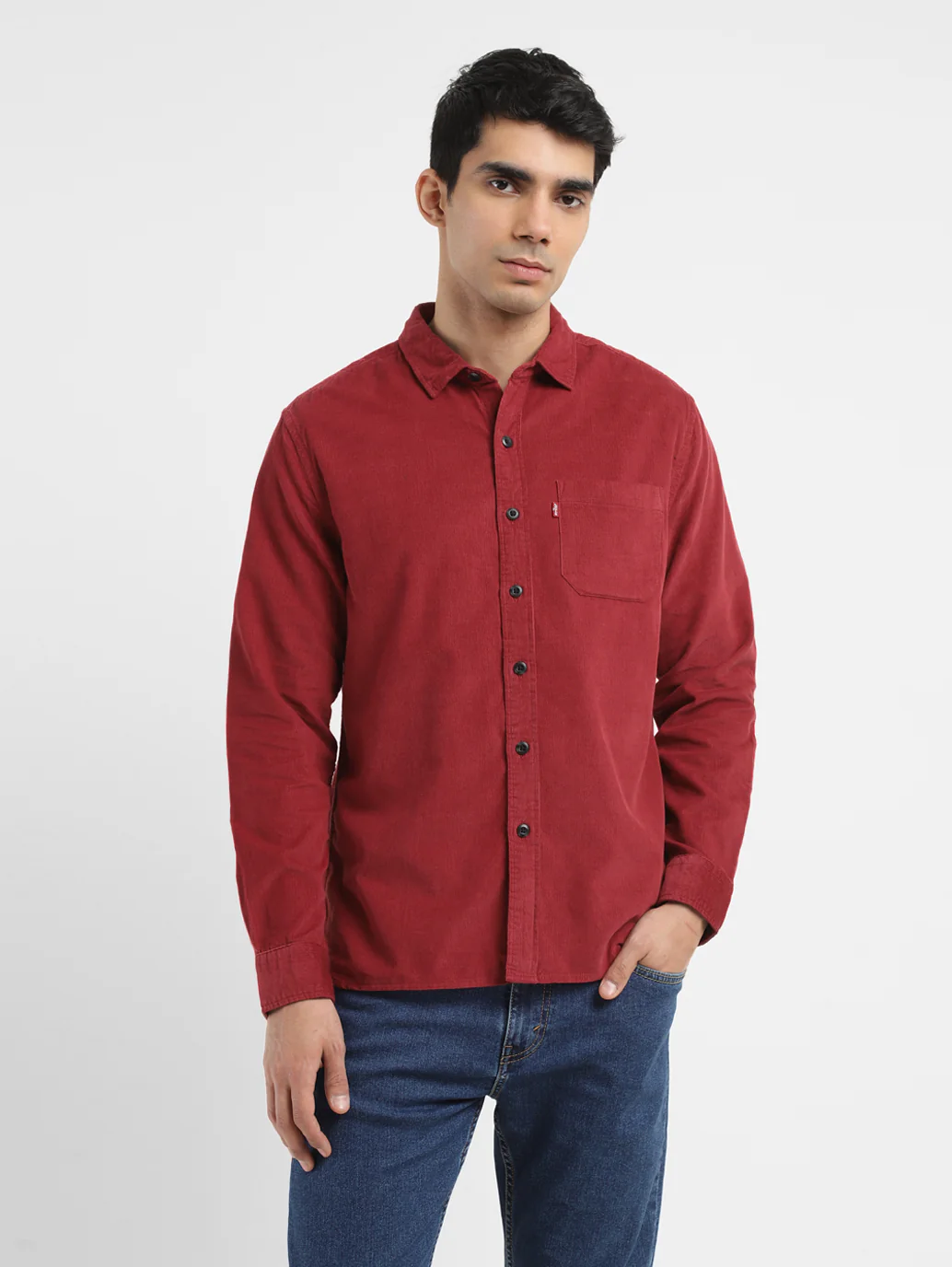 Men's Solid Slim Fit Shirt - Image 2