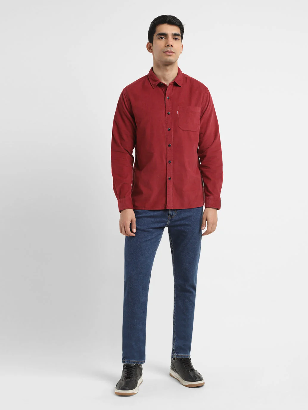 Men's Solid Slim Fit Shirt - Image 6