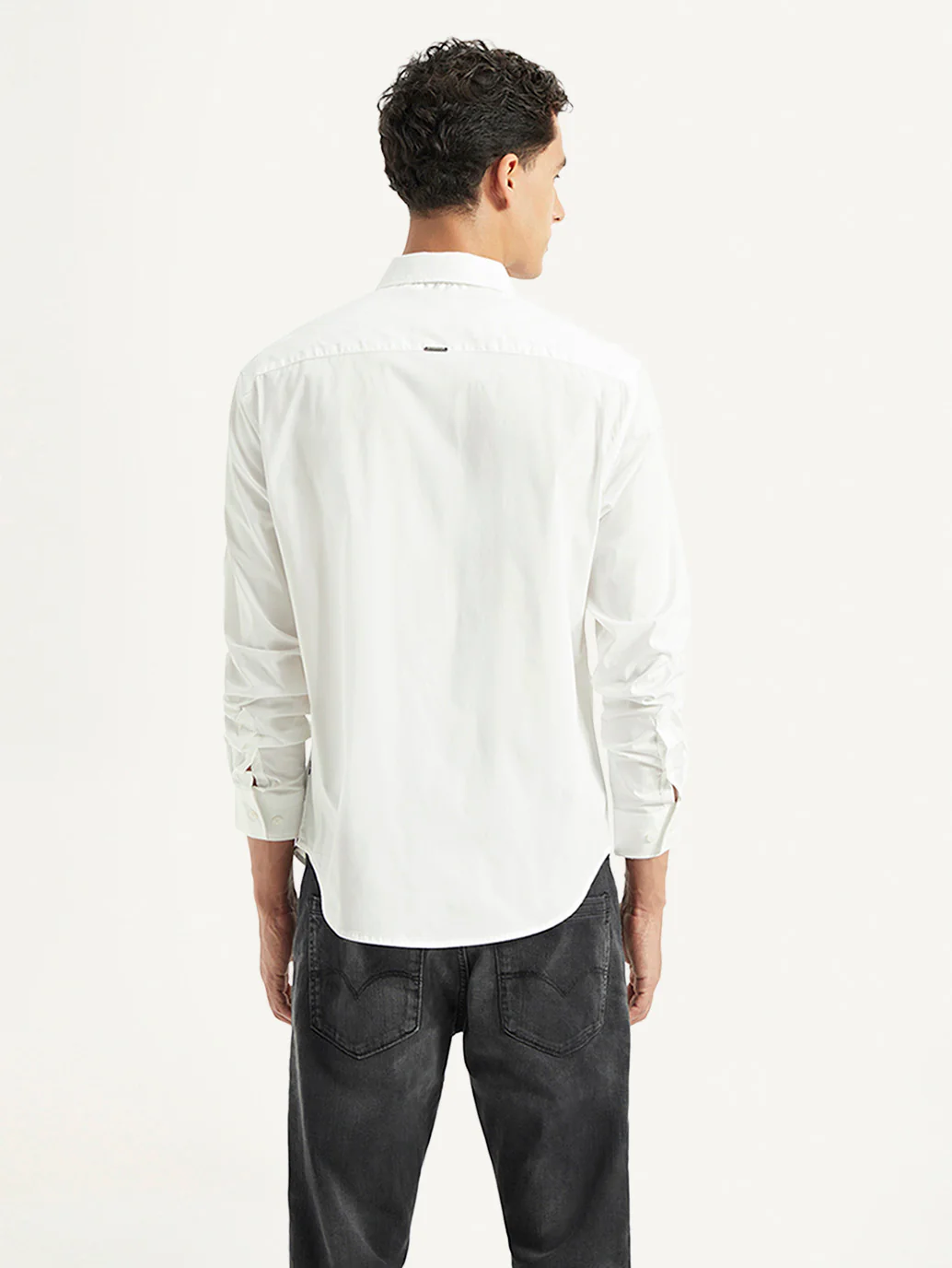 Men's Redloop Solid Slim Fit Shirt - Image 3