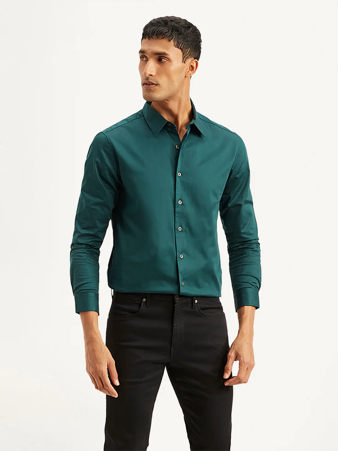 Men's Redloop Solid Slim Fit Shirt