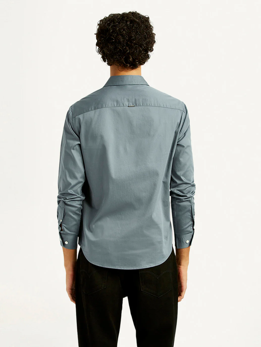 Men's Redloop Solid Slim Fit Shirt - Image 3