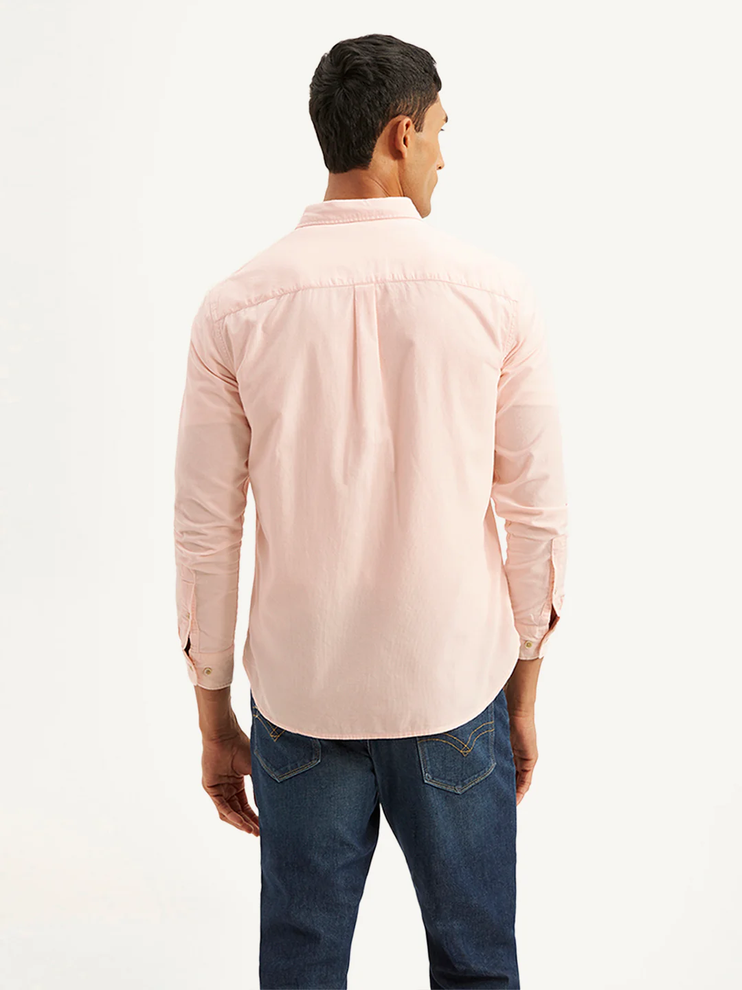 Men's Solid Slim Fit Corduroy Shirt - Image 2