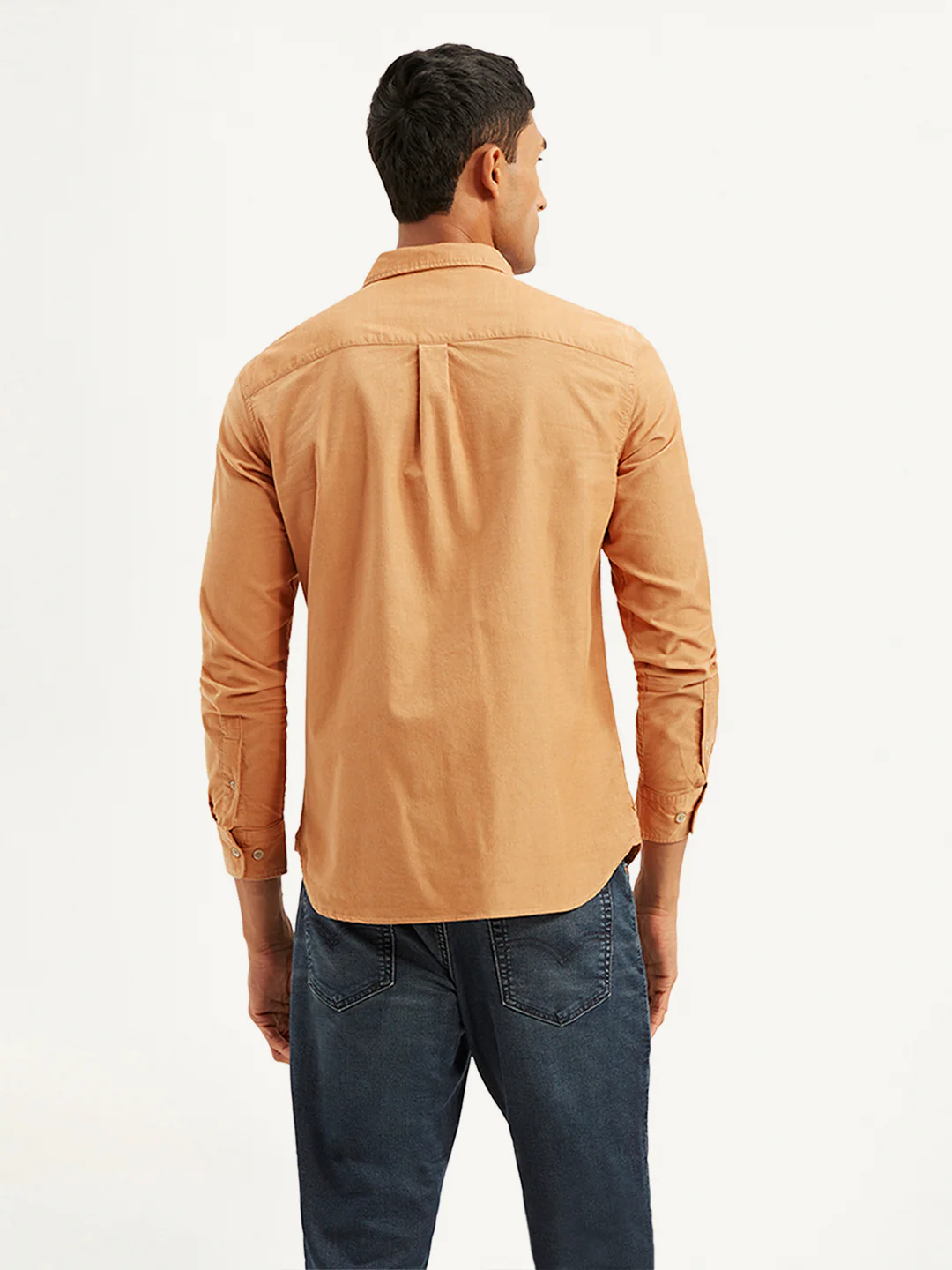 Men's Solid Slim Fit Corduroy Shirt - Image 2