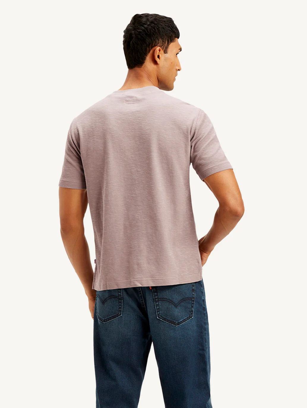 Men's Solid Slim Fit T-shirt - Image 3
