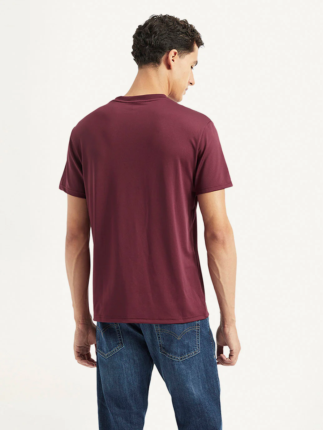 Men's Solid Slim Fit T-shirt - Image 3