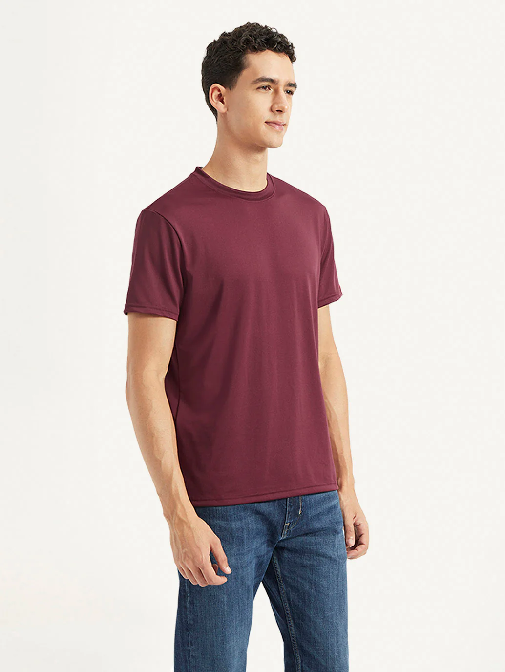 Men's Solid Slim Fit T-shirt - Image 5
