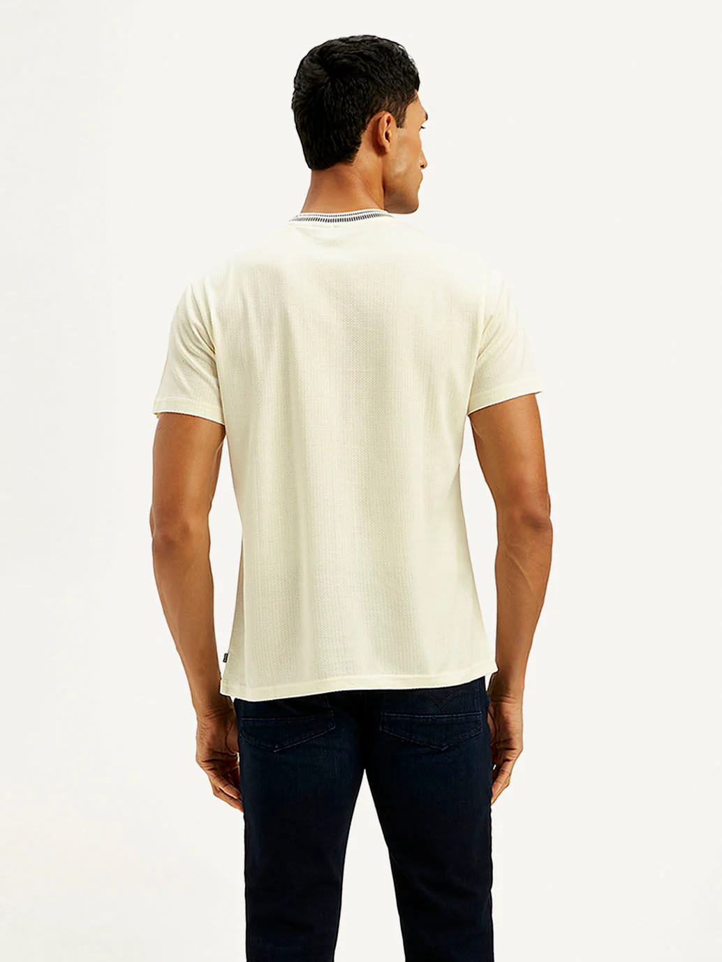 Men's Redloop Solid Slim Fit T-shirt - Image 3