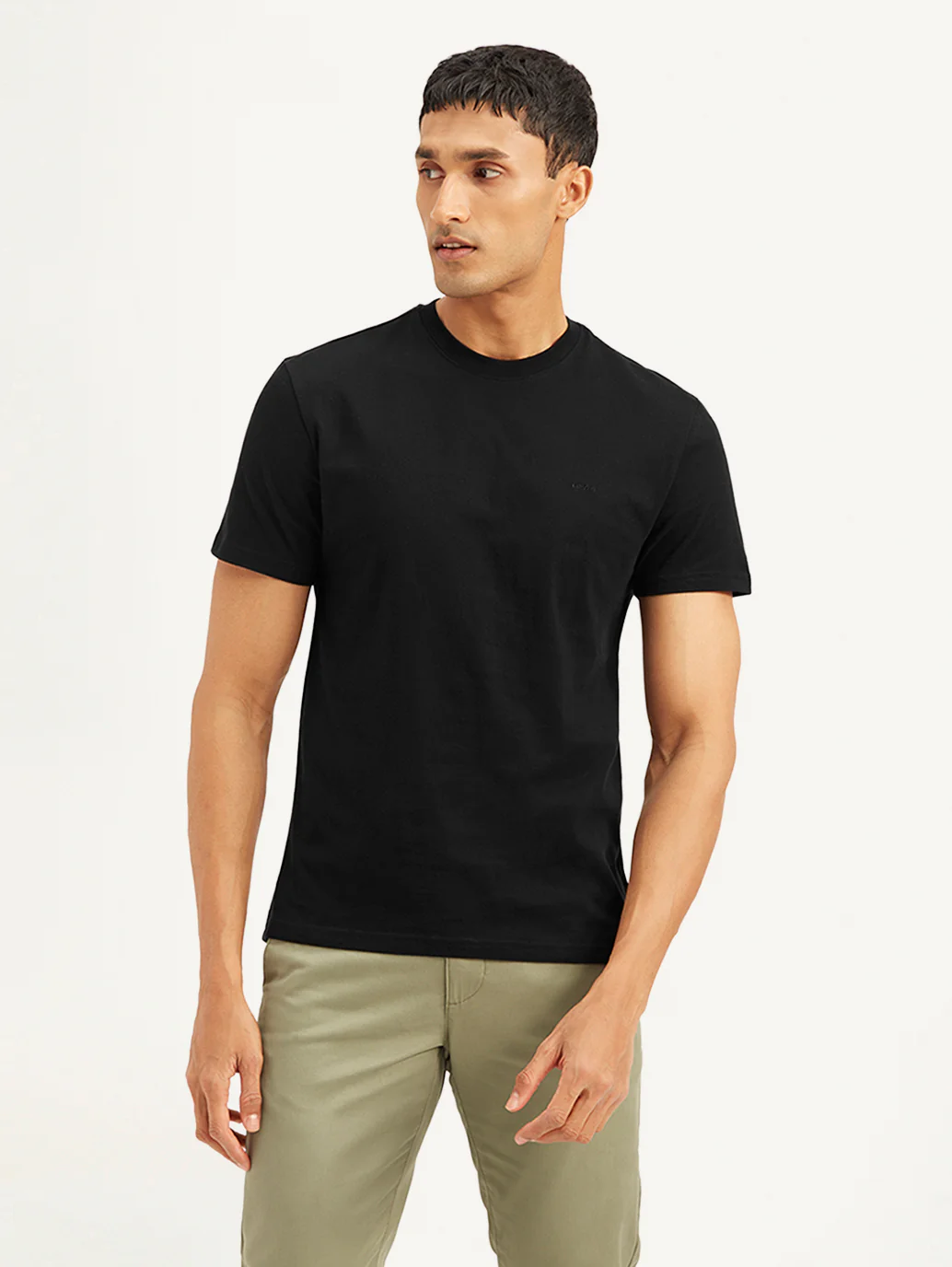 Men's Solid Slim Fit T-shirt - Image 2